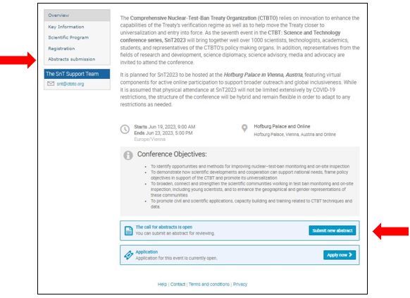 CTBT: Science and Technology Conference 2023 - SnT2023 (19-23 June 2023